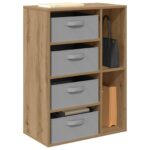 vidaXL Servírovacia skriňa Dub artisan 60 x 33,5 x 84 cm – Obrázok 3