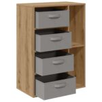 vidaXL Servírovacia skriňa Dub artisan 60 x 33,5 x 84 cm – Obrázok 5