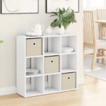 vidaXL Servírovacia skriňa so zásuvkou Biela 73,5 x 24 x 69,5 cm