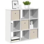 vidaXL Servírovacia skriňa so zásuvkou Biela 73,5 x 24 x 69,5 cm – Obrázok 3