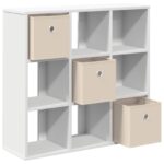 vidaXL Servírovacia skriňa so zásuvkou Biela 73,5 x 24 x 69,5 cm – Obrázok 5