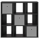 vidaXL Servírovacia skriňa so zásuvkou Čierny dub 73,5 x 24 x 69,5 cm – Obrázok 6