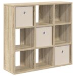 vidaXL Servírovacia skriňa so zásuvkou Sonoma dub 73,5 x 24 x 69,5 cm – Obrázok 2