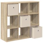 vidaXL Servírovacia skriňa so zásuvkou Sonoma dub 73,5 x 24 x 69,5 cm – Obrázok 5