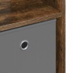 vidaXL Servírovacia skriňa so zásuvkou Dymová dub 73,5 x 24 x 69,5 cm – Obrázok 10