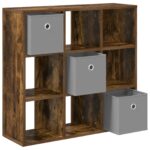 vidaXL Servírovacia skriňa so zásuvkou Dymová dub 73,5 x 24 x 69,5 cm – Obrázok 5