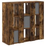 vidaXL Servírovacia skriňa so zásuvkou Dymová dub 73,5 x 24 x 69,5 cm – Obrázok 8