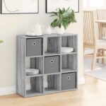 vidaXL Servírovacia skriňa so zásuvkou Sivý Sonoma 73,5 x 24 x 69,5 cm