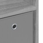 vidaXL Servírovacia skriňa so zásuvkou Sivý Sonoma 73,5 x 24 x 69,5 cm – Obrázok 10