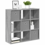 vidaXL Servírovacia skriňa so zásuvkou Sivý Sonoma 73,5 x 24 x 69,5 cm – Obrázok 3