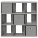 vidaXL Servírovacia skriňa so zásuvkou Sivý Sonoma 73,5 x 24 x 69,5 cm – Obrázok 6