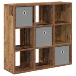 vidaXL Servírovacia skriňa so zásuvkou Staré drevo 73,5 x 24 x 69,5 cm – Obrázok 2