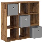 vidaXL Servírovacia skriňa so zásuvkou Staré drevo 73,5 x 24 x 69,5 cm – Obrázok 5