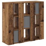 vidaXL Servírovacia skriňa so zásuvkou Staré drevo 73,5 x 24 x 69,5 cm – Obrázok 8