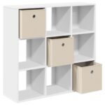 vidaXL Servírovacia skriňa so zásuvkou Biela 88,5 x 29 x 84,5 cm – Obrázok 5