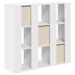 vidaXL Servírovacia skriňa so zásuvkou Biela 88,5 x 29 x 84,5 cm – Obrázok 8