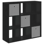 vidaXL Servírovacia skriňa so zásuvkou Čierny dub 88,5 x 29 x 84,5 cm – Obrázok 2