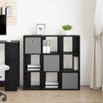 vidaXL Servírovacia skriňa so zásuvkou Čierny dub 88,5 x 29 x 84,5 cm – Obrázok 4
