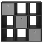 vidaXL Servírovacia skriňa so zásuvkou Čierny dub 88,5 x 29 x 84,5 cm – Obrázok 6