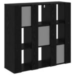 vidaXL Servírovacia skriňa so zásuvkou Čierny dub 88,5 x 29 x 84,5 cm – Obrázok 8