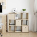 vidaXL Servírovacia skriňa so zásuvkou Sonoma dub 88,5 x 29 x 84,5 cm – Obrázok 4