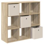 vidaXL Servírovacia skriňa so zásuvkou Sonoma dub 88,5 x 29 x 84,5 cm – Obrázok 5