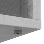 vidaXL Servírovacia skriňa Betónová šedá 88,5 x 29 x 84,5 cm – Obrázok 11