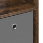 vidaXL Servírovacia skriňa so zásuvkou Dymová dub 88,5 x 29 x 84,5 cm – Obrázok 10