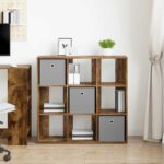 vidaXL Servírovacia skriňa so zásuvkou Dymová dub 88,5 x 29 x 84,5 cm – Obrázok 4