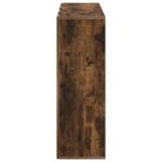 vidaXL Servírovacia skriňa so zásuvkou Dymová dub 88,5 x 29 x 84,5 cm – Obrázok 7
