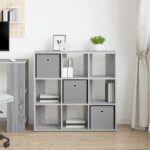 vidaXL Servírovacia skriňa so zásuvkou Sivý Sonoma 88,5 x 29 x 84,5 cm – Obrázok 4