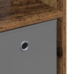 vidaXL Servírovacia skriňa so zásuvkou Staré drevo 88,5 x 29 x 84,5 cm – Obrázok 10