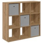 vidaXL Servírovacia skriňa Remeselný dub 88,5 x 29 x 84,5 cm – Obrázok 2