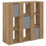 vidaXL Servírovacia skriňa Remeselný dub 88,5 x 29 x 84,5 cm – Obrázok 8