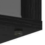 vidaXL Servírovacia skriňa so zásuvkou Čierny dub 102 x 31 x 99,5 cm – Obrázok 11
