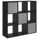 vidaXL Servírovacia skriňa so zásuvkou Čierny dub 102 x 31 x 99,5 cm – Obrázok 2