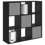 vidaXL Servírovacia skriňa so zásuvkou Čierny dub 102 x 31 x 99,5 cm – Obrázok 3