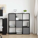 vidaXL Servírovacia skriňa so zásuvkou Čierny dub 102 x 31 x 99,5 cm – Obrázok 4