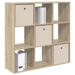 vidaXL Servírovacia skriňa so zásuvkou Sonoma dub 102 x 31 x 99,5 cm – Obrázok 3