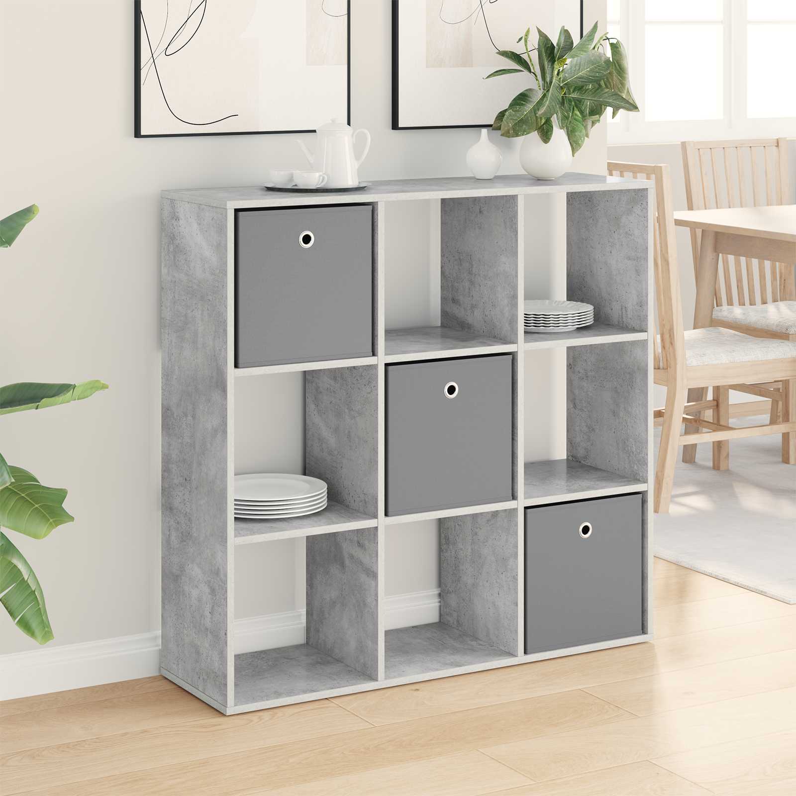 8000495_1.jpg vidaXL Servírovacia skriňa Betónová šedá 102 x 31 x 99,5 cm – Obrázok 1