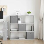 vidaXL Servírovacia skriňa Betónová šedá 102 x 31 x 99,5 cm – Obrázok 4