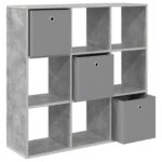 vidaXL Servírovacia skriňa Betónová šedá 102 x 31 x 99,5 cm – Obrázok 5