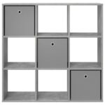 vidaXL Servírovacia skriňa Betónová šedá 102 x 31 x 99,5 cm – Obrázok 6