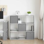 vidaXL Servírovacia skriňa so zásuvkou Sivý Sonoma 102 x 31 x 99,5 cm – Obrázok 4