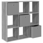 vidaXL Servírovacia skriňa so zásuvkou Sivý Sonoma 102 x 31 x 99,5 cm – Obrázok 5