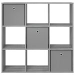 vidaXL Servírovacia skriňa so zásuvkou Sivý Sonoma 102 x 31 x 99,5 cm – Obrázok 6