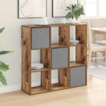 vidaXL Servírovacia skriňa so zásuvkou Staré drevo 102 x 31 x 99,5 cm