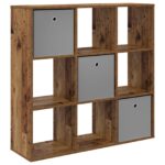 vidaXL Servírovacia skriňa so zásuvkou Staré drevo 102 x 31 x 99,5 cm – Obrázok 2