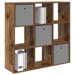 vidaXL Servírovacia skriňa so zásuvkou Staré drevo 102 x 31 x 99,5 cm – Obrázok 3