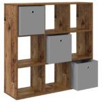 vidaXL Servírovacia skriňa so zásuvkou Staré drevo 102 x 31 x 99,5 cm – Obrázok 5